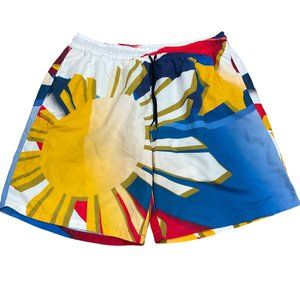 Rage On Multicolored Swim Trunks Men's 3X (fits size large)